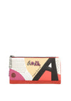 Anekke Passion Abstract Large Coin Wallet, Red