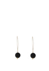 Angela D’Arcy Disco Ball Drop Earring, Black