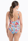 Anita Calvia Print Prosthesis Swimsuit, White Multi