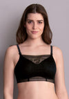 Anita Fleur Bandeau Top, Black