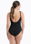 Anita Tavira Print Mastectomy Swimsuit, Black Multi