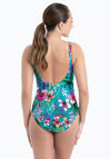 Anita Tavira Floral Mastectomy Swimsuit, Blue