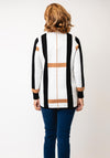 Anoymous Contrast Stripe Roll Neck Jumper, Ivory