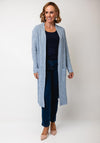 Anonymous Knit Open Front Cardigan, Blue