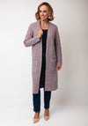 Anonymous Knit Open Front Cardigan, Pink