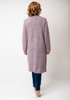 Anonymous Knit Open Front Cardigan, Pink