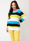 Anonymous Striped Crew Neck Jumper, Multi-Coloured