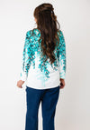 Anonymous Leaf Print Long Sleeved Top, Green