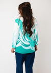 Anonymous Plant Print Long Sleeved Top, Green