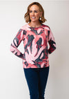 Anonymous Splash Print Jumper, Pink