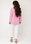 Anonymous Textured with 3D Flower Detail Knitted Jumper, Pink
