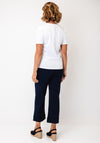 Anonymous Fade Print with Rhinestone Detail T-Shirt, White Multi