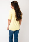 Anonymous Casual Round Neck Top, Yellow