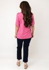 Anonymous Rhinestone Detail Top, Pink