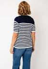 Anonymous Stripe Knit Top, Navy