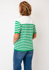 Anonymous Stripe Knit Top, Green