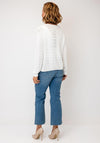 Anonymous Textured Open Cardigan, White