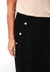 Anonymous Button Detail Trousers, Black