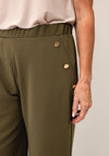 Anonymous Button Detail Trousers, Khaki Green
