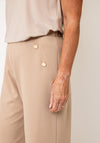 Anonymous Button Detail Trousers, Beige