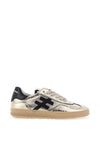 Another Trend Metallic Laced Trainers, Gold