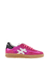 Another Trend Metallic Laced Trainers, Pink