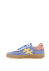 Another Trend Suede Laced Trainers, Blue Multi
