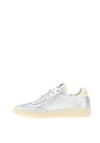 Another Trend Suede Detail Laced Trainers, Silver