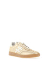 Another Trend Suede Detail Laced Trainers, Gold