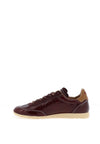 Another Trend Patent Leather Flat Trainers, Wine