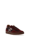 Another Trend Leather Sparkling Glitter Trainers, Wine