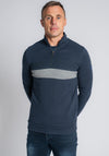 XV Kings By Tommy Bowe Anthem Half Zip Sweatshirt, Navy & Grey