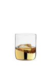 Anton Studio Designs Wave Set of 2 Double Old Fashioned Tumblers, Gold