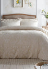 Appletree Elysia Luxury Woven Jacquard Duvet Cover Set, Champagne