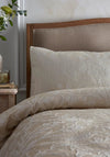Appletree Elysia Luxury Woven Jacquard Duvet Cover Set, Champagne