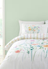 Appletree Style Gardenia Floral Duvet Cover Set, White Multi