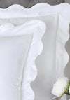 Appletree Scalloped Edge Duvet Cover Set, White
