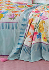Appletree Festival Floral & Animal Print Throw, Multi-Coloured