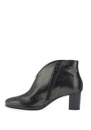 Ara Shimmering Leather Heeled Ankle Boot, Black