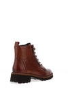 Ara Leather Shimmer Trim Ankle Boot, Tan