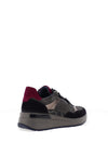 Ara Pebble Wide Fit Suede Trainers, Grey