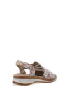 Ara Tampa Printed Leather Sling Back Sandals, Multicoloured