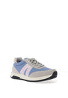 Ara Colour Block Laced Trainers, Blue & Grey