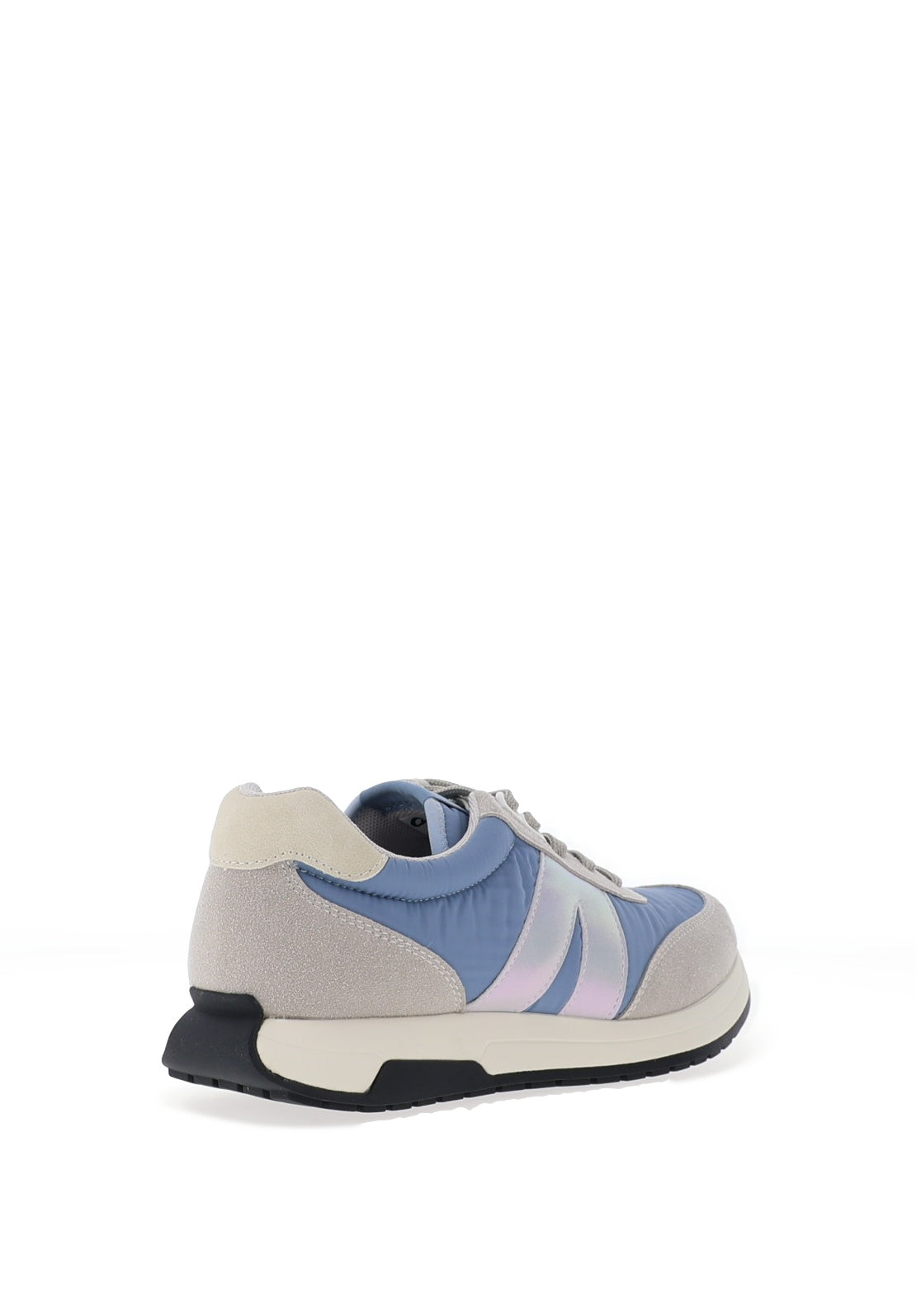 Ara Colour Block Laced Trainers, Blue & Grey