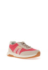 Ara Colour Block Laced Trainers, Candy Pink