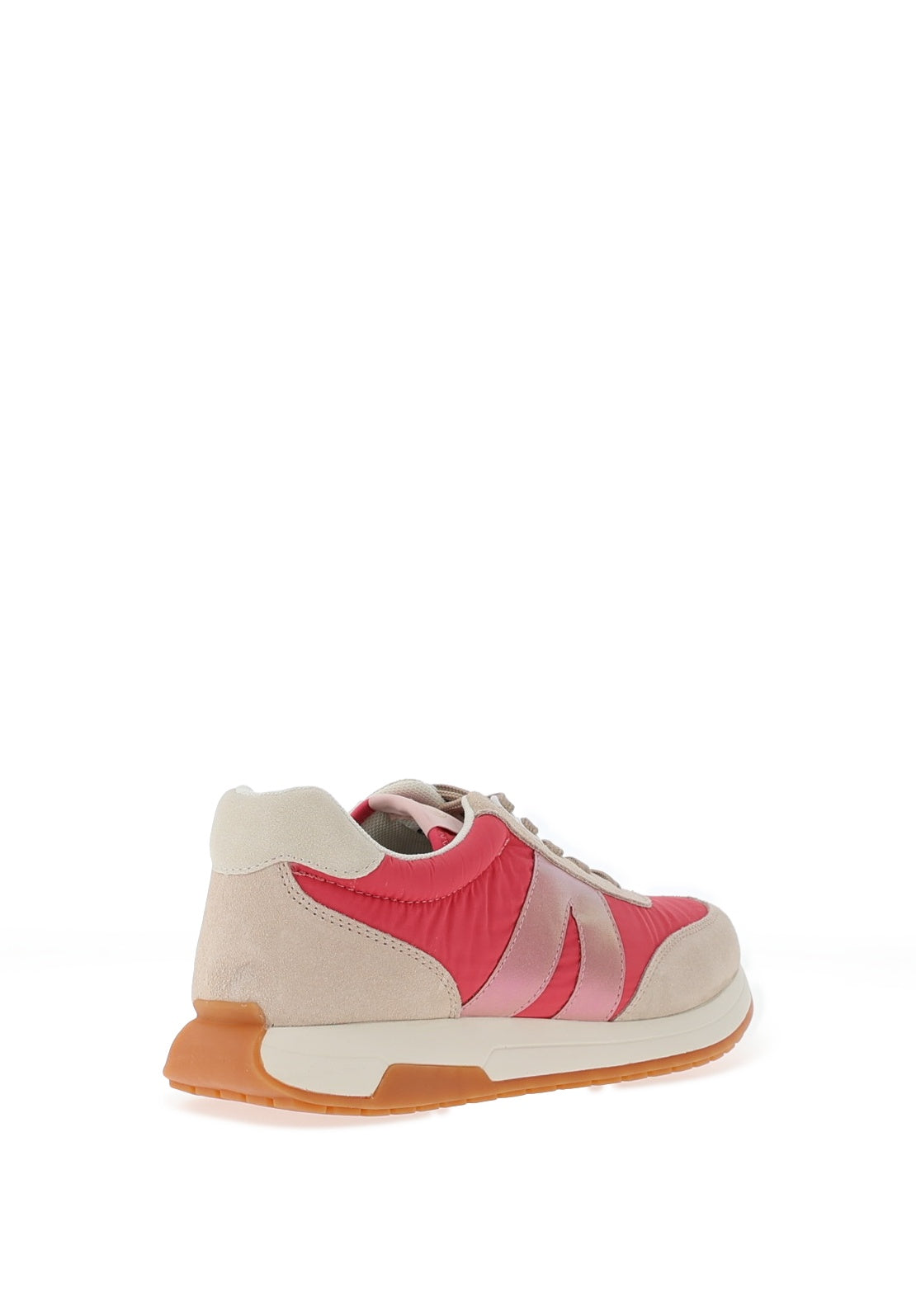 Ara Colour Block Laced Trainers, Candy Pink