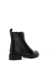 Ara Wide Fit Leather Front Zip Ankle Boots, Black