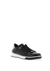 Ara Wide Fit Leather Patent Trainers, Black