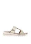 Ara Tampa Metallic Mule Sandals, Gold
