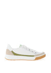 Ara Pebble Wide Fit Suede Laced Trainers, White